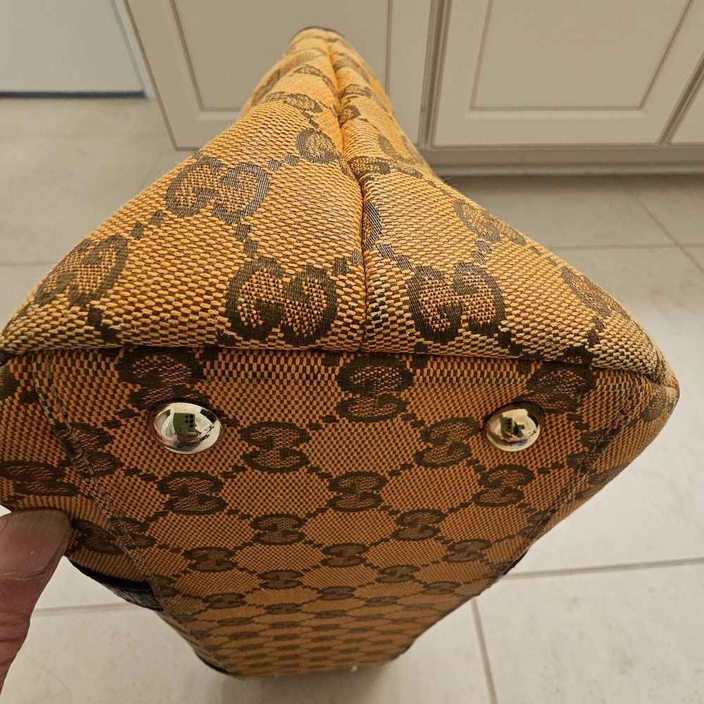 Gucci Orange and Black Tote Bag - Picture 4 of 10